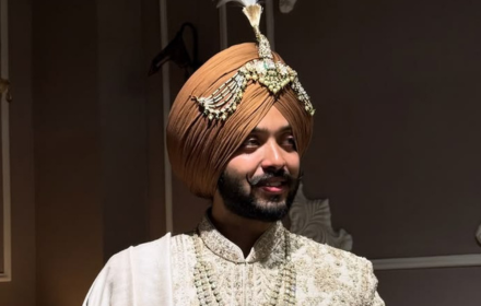 Stylish Punjabi Groom Pagdi Design for Wedding