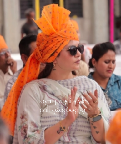 Groom Wearing Traditional Wedding Pagdi and Safa – Royal Pagdi Style Delhi NCR